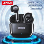 Lenovo LP40 Pro Earphone Bluetooth 5.1 Wireless Headphones Waterproof Earpieces Sports Earbuds Wiht Microphone Music TWS Headset