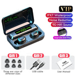 H&A Bluetooth Wireless Headphones With Microphone Waterproof 2200mAh Charging Box For Android