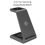 Bonola 3 in1 Wireless Charger For iPhone 11/Xs AirPods Apple Watch 23 Wireless Charging Stand for iWatch iPhone 11Pro/Xr/Xs Max